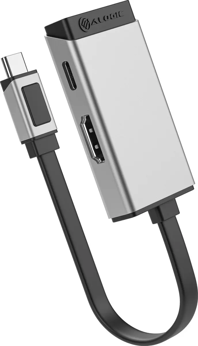 Alogic Magforce Duo ULCHDPD-SGR Docking Station - Zilver - afbeelding 4 van 6