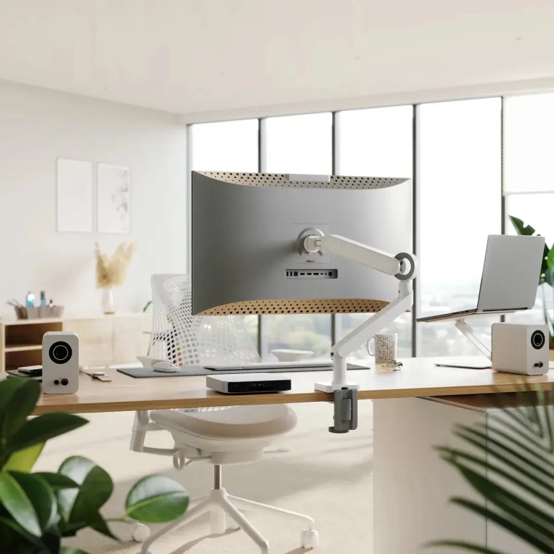 Alogic Glide Flexibele Monitorarm Single C32GMA1 - Wit - afbeelding 2 van 3