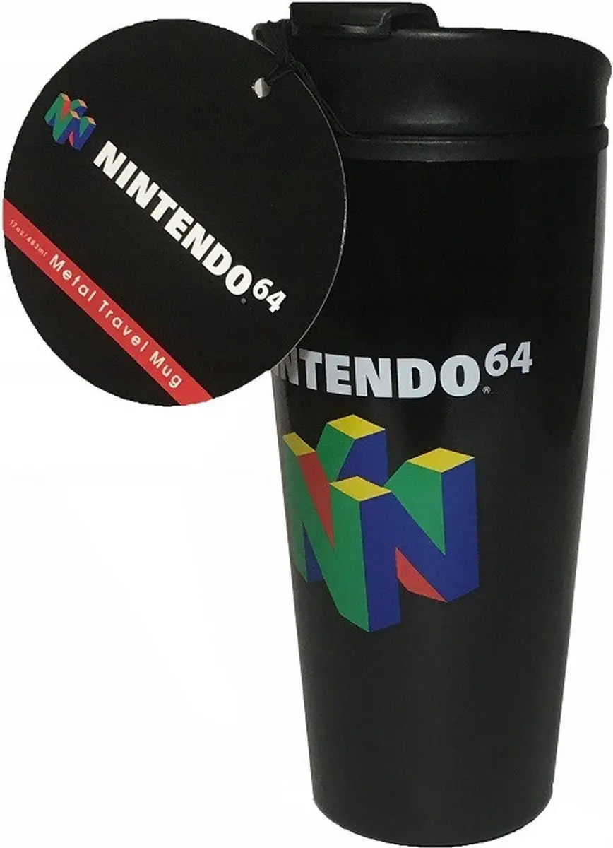 Pyramid Nintendo N64 Logo Metalen Reisbeker