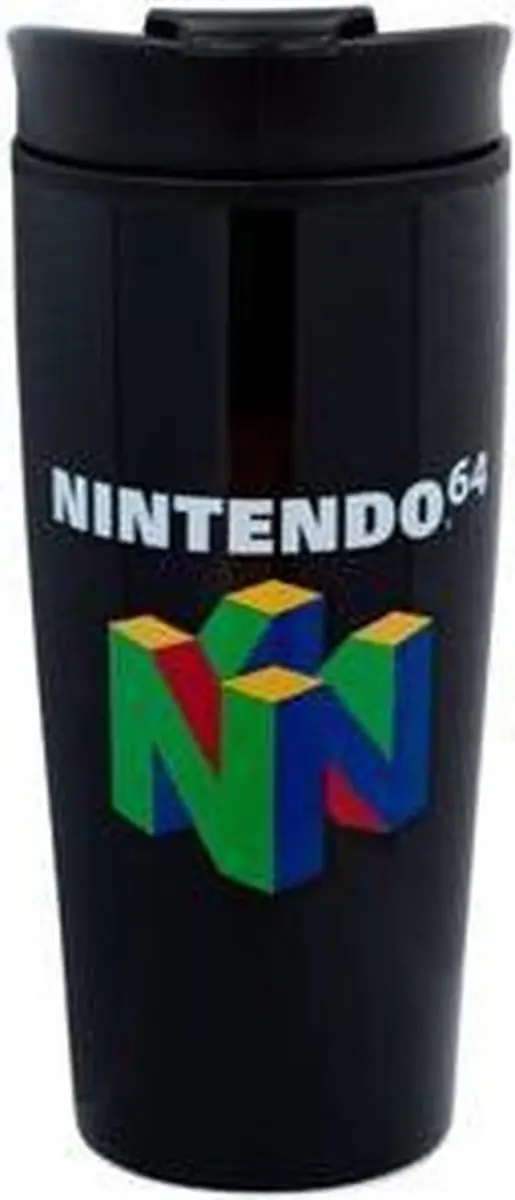 Pyramid Nintendo N64 Logo Metalen Reisbeker - 450ml - afbeelding 6 van 6