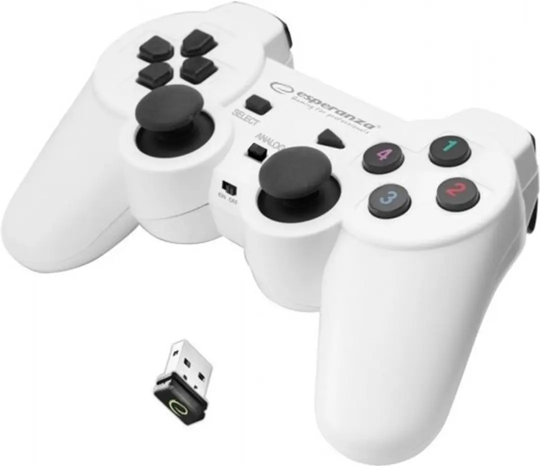 Esperanza GX600 Gladiator EGG108W Controller - PC/PS3 - afbeelding 2 van 5