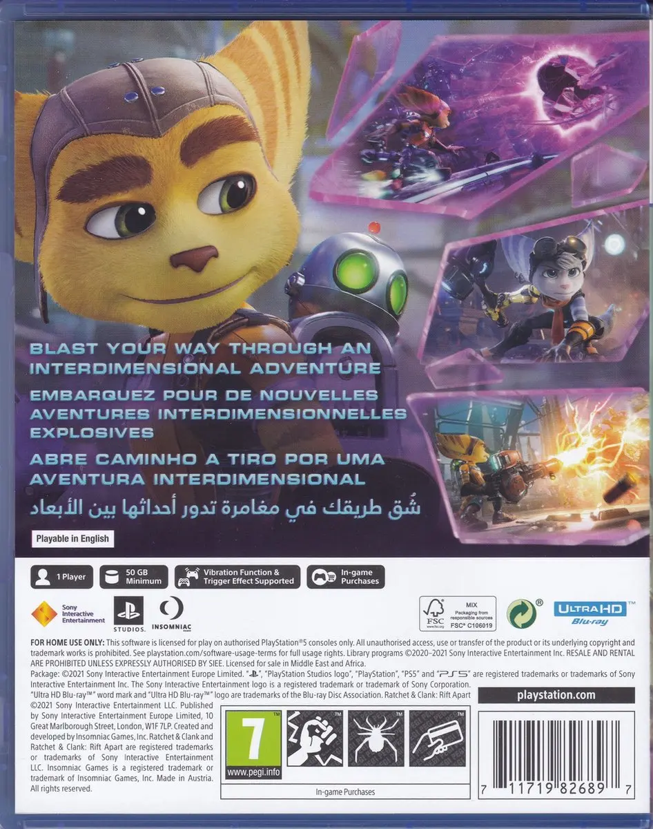 Sony Ratchet & Clank: Rift Apart PS5