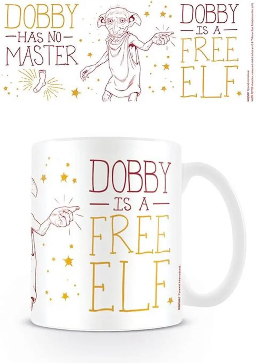 Pyramid International Harry Potter Mok/beker Dobby Wit