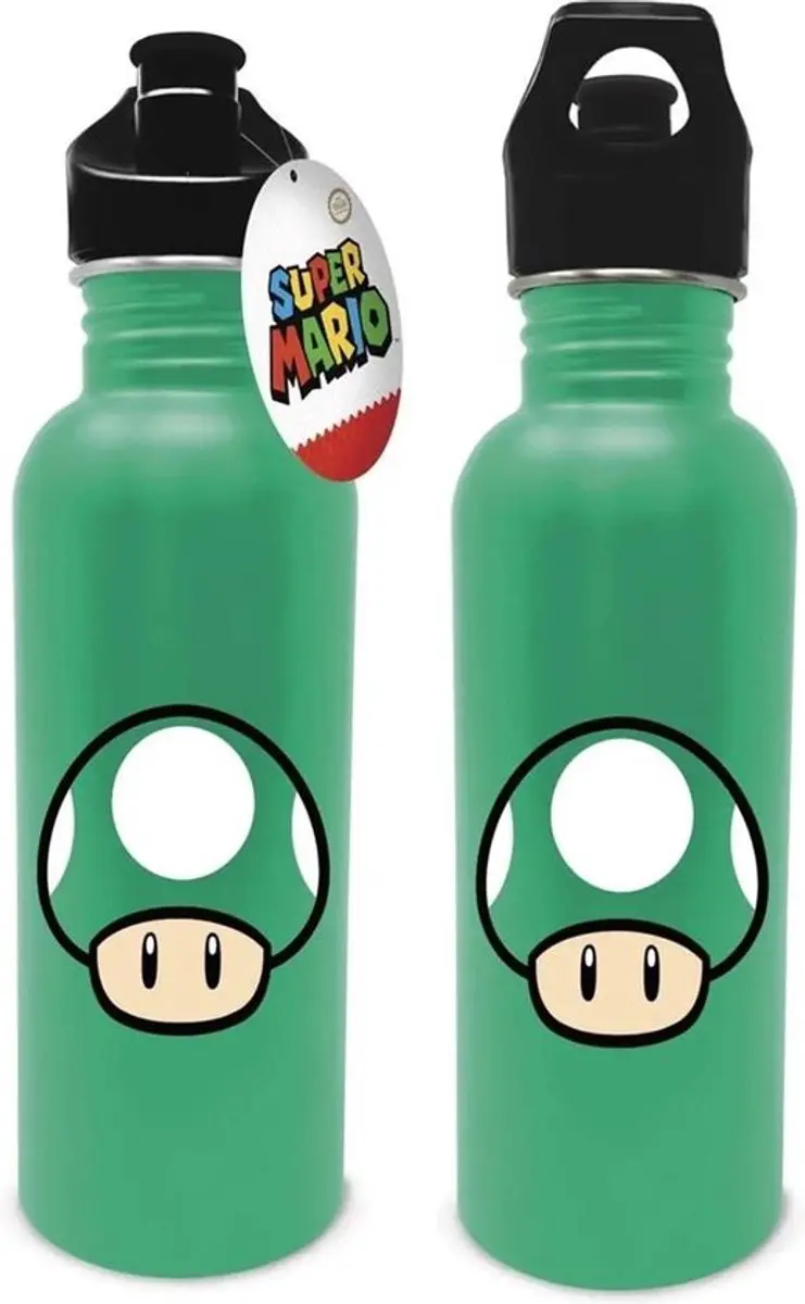 Pyramid International Super Mario 1-UP Metalen Fles 700ml - afbeelding 2 van 2