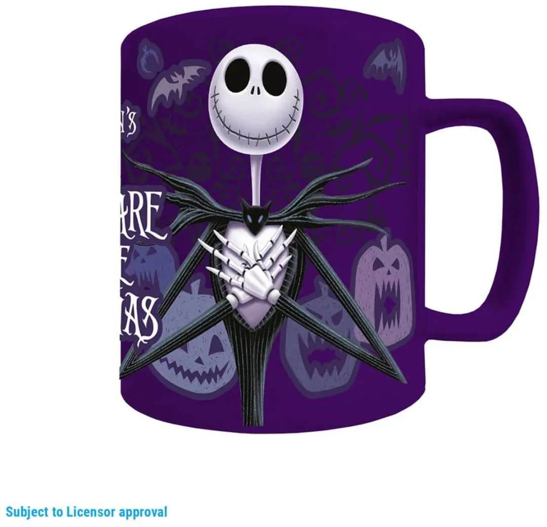 Pyramid Nightmare Before Christmas Fuzzy Mok Jack 440ml - afbeelding 5 van 5