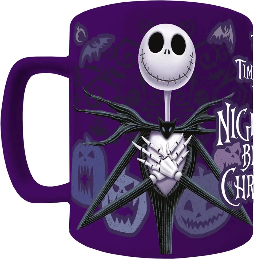 Pyramid Nightmare Before Christmas Fuzzy Mok Jack 440ml - afbeelding 4 van 5