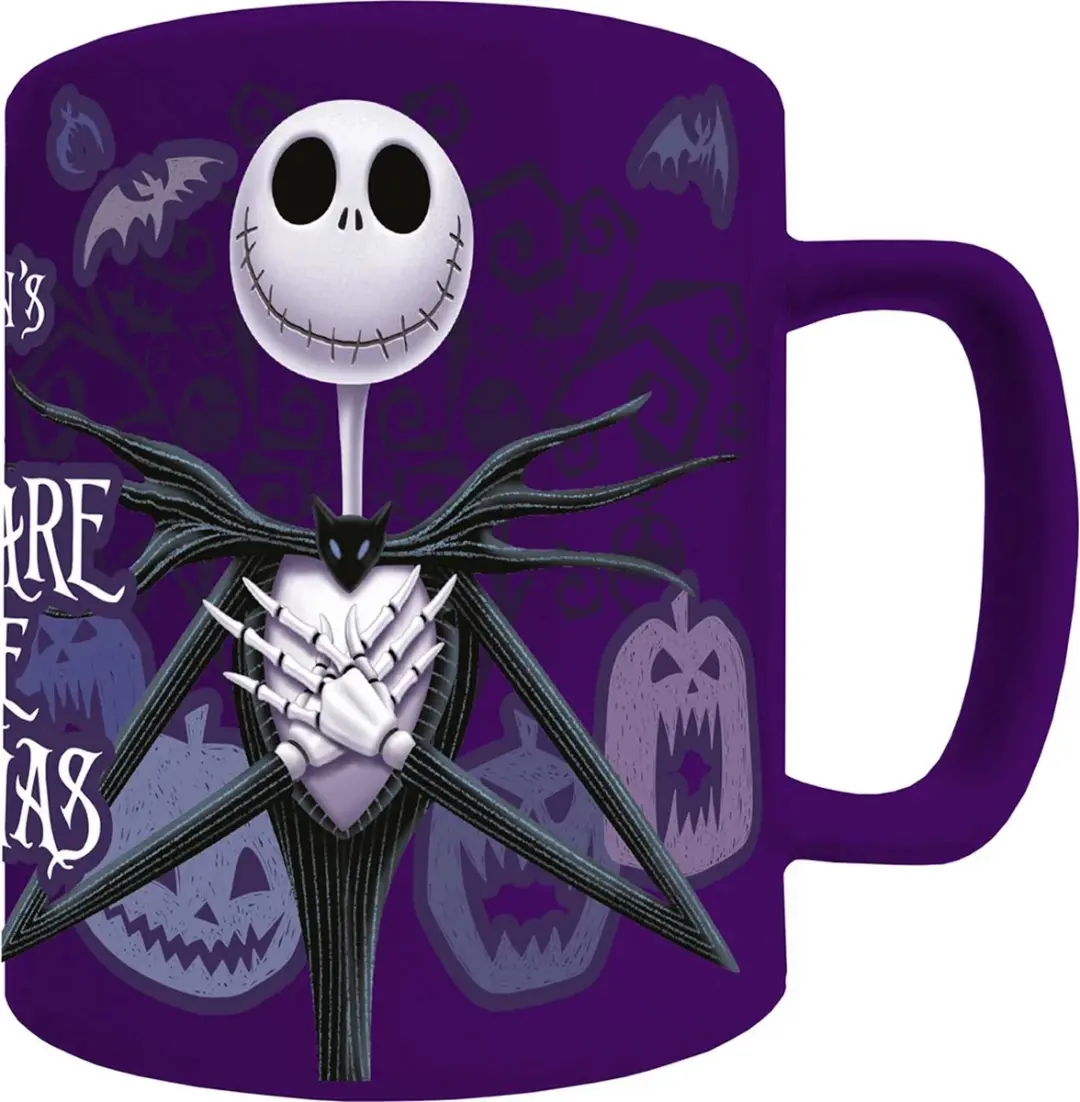Pyramid Nightmare Before Christmas Fuzzy Mok Jack 440ml - afbeelding 3 van 5