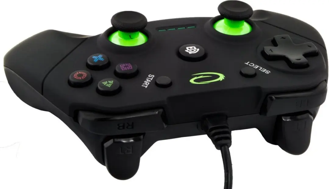 Esperanza EGG110K Gamepad PC/PS3 - Zwart - afbeelding 3 van 6