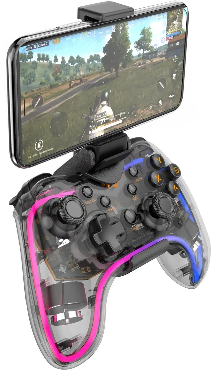 Havit G180BT Draadloze Controller - Wit - Bluetooth 5.0 - RGB - afbeelding 6 van 6
