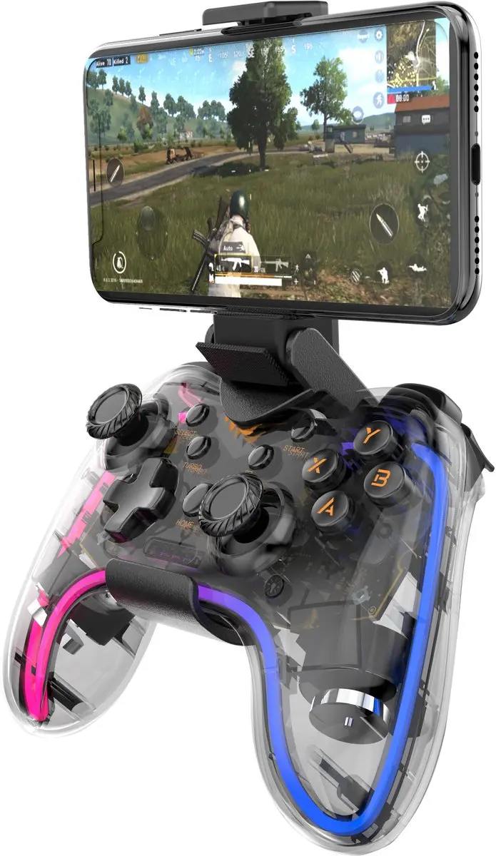 Havit G180BT Draadloze Controller - Wit - Bluetooth 5.0 - RGB - afbeelding 4 van 6