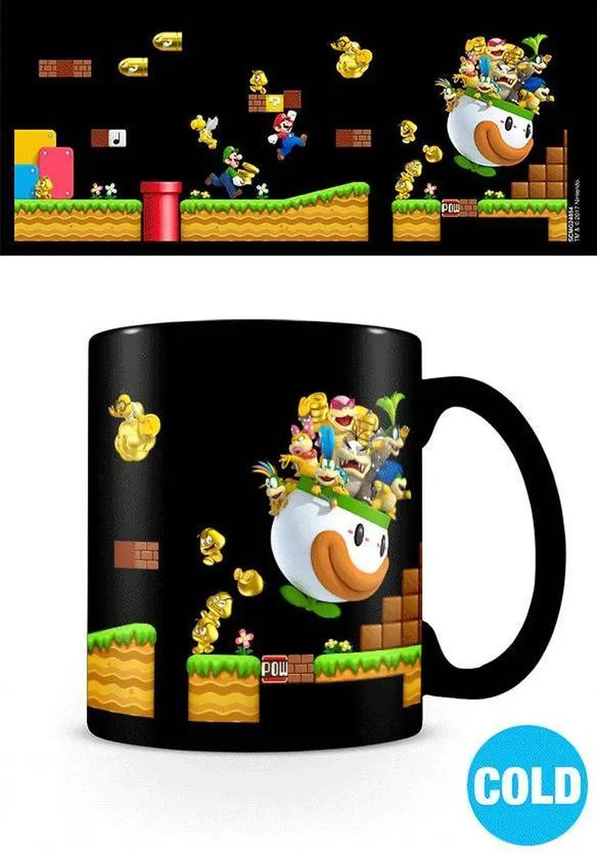 Pyramid Super Mario Gold Coin Rush Kopje - 315ml - Geel/Zwart - afbeelding 2 van 6