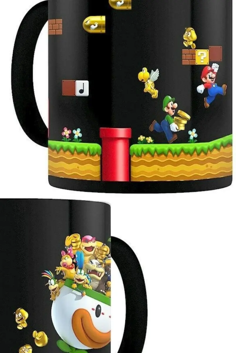 Pyramid Super Mario Gold Coin Rush Kopje - 315ml - Geel/Zwart - afbeelding 6 van 6