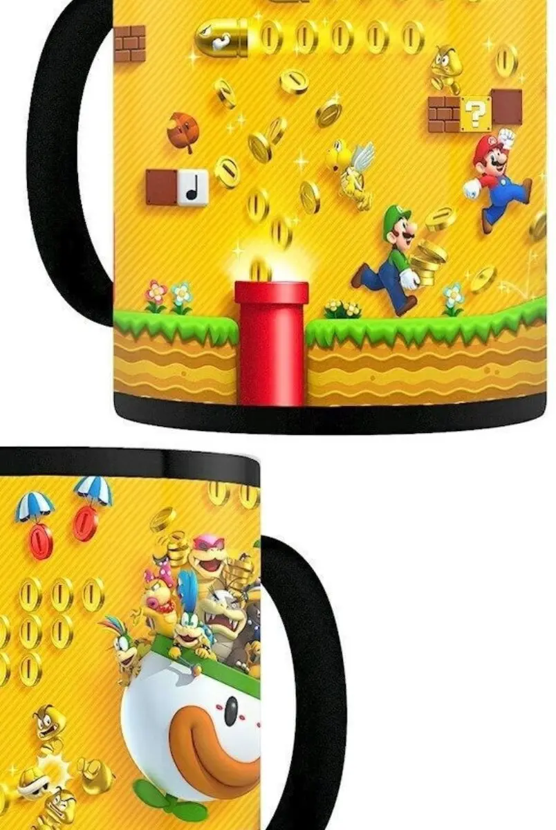 Pyramid Super Mario Gold Coin Rush Kopje - 315ml - Geel/Zwart - afbeelding 5 van 6