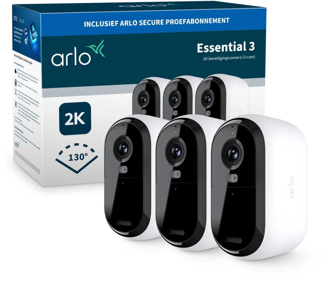 Arlo Essential3 VMC3380-100EUS Beveiligingscamera