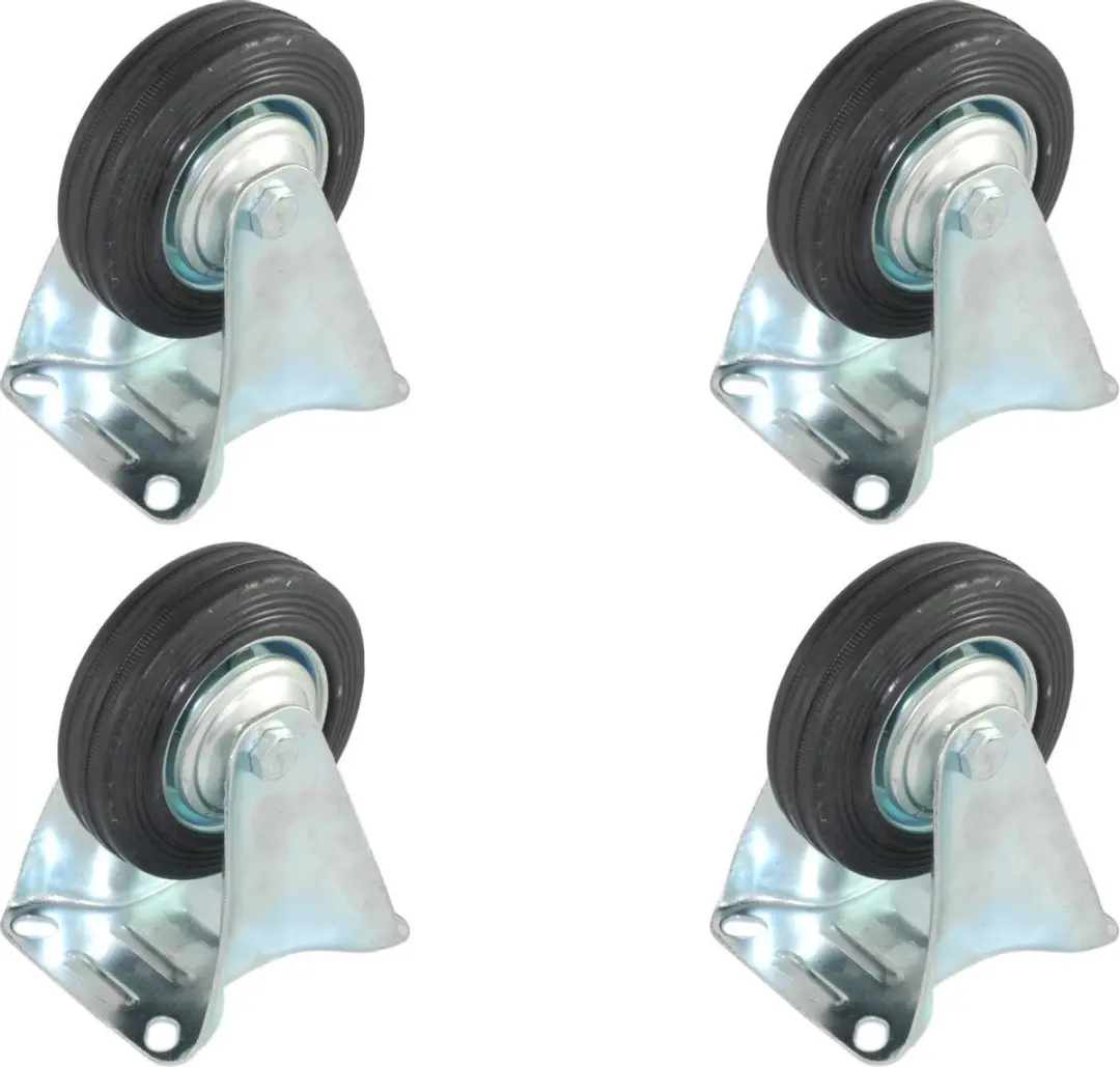 Set van 4 Transportwielen 100mm
