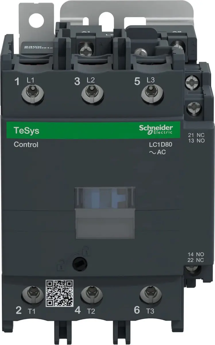 Schneider Electric TeSys LC1D80004P7 Magneetschakelaar 125A 4-polig 230VAC - afbeelding 4 van 6