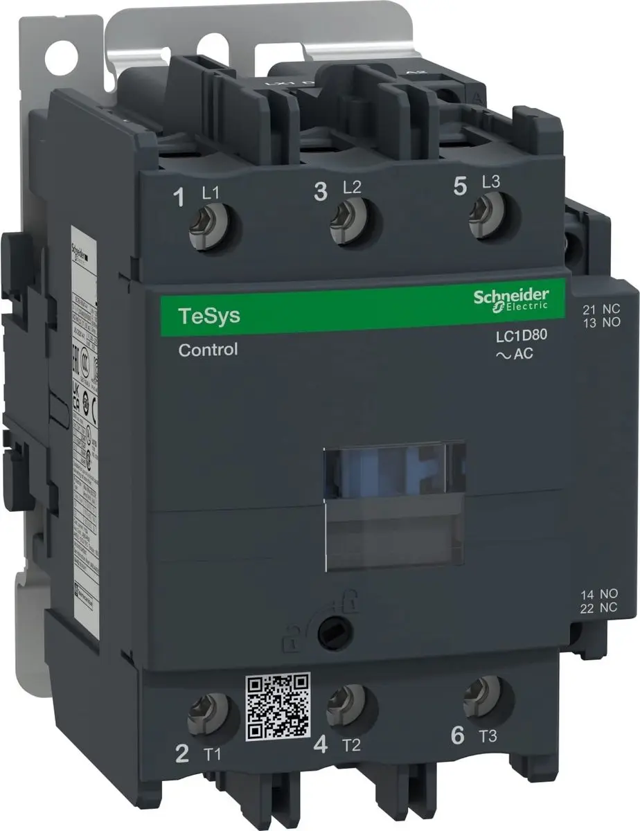 Schneider Electric TeSys LC1D80004P7 Magneetschakelaar 125A 4-polig 230VAC - afbeelding 3 van 6