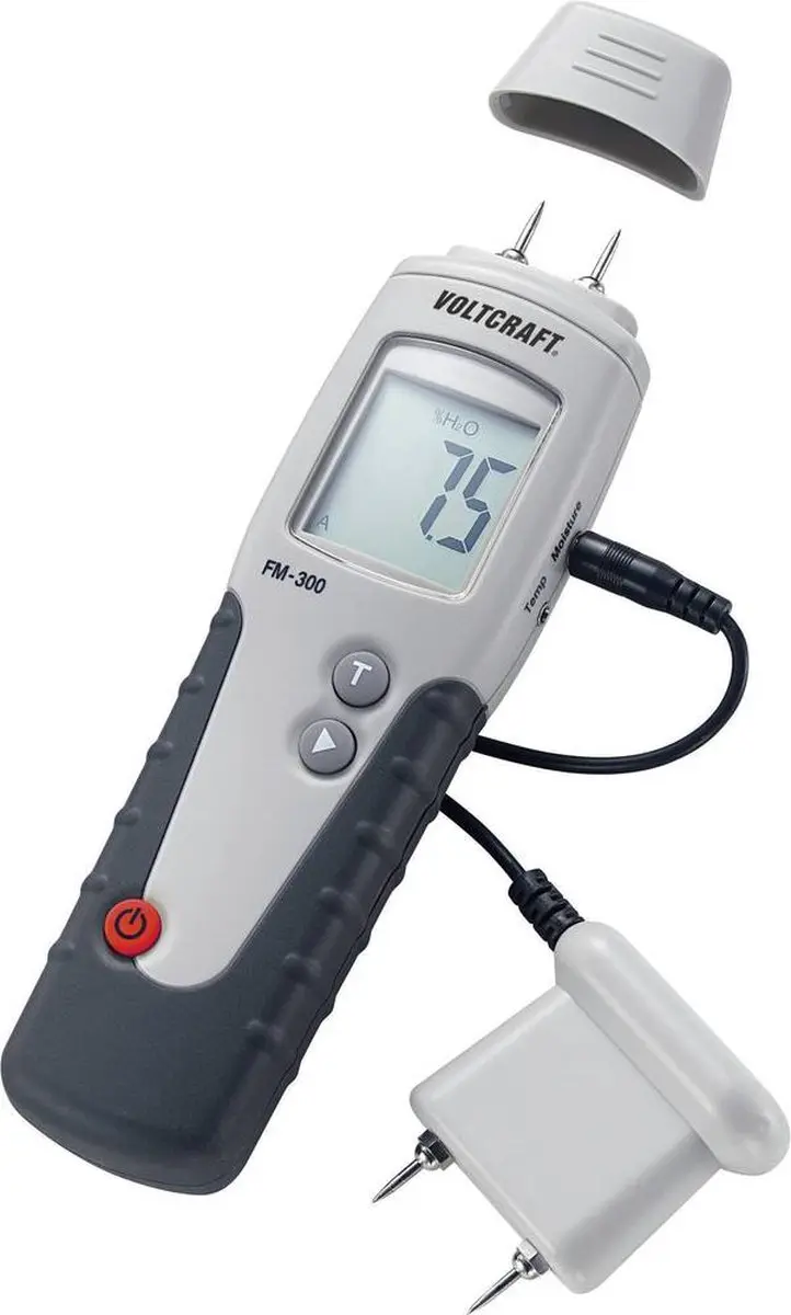 Voltcraft FM-300 houtvochtmeter - 6-99% - Temperatuurmeting - afbeelding 4 van 5