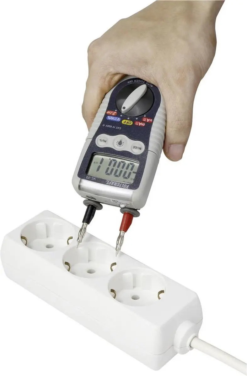 Voltcraft VC-20 Digitale Multimeter - IP54 - CAT IV 600V - afbeelding 3 van 5
