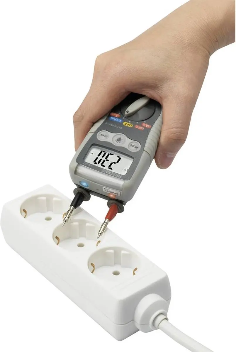 Voltcraft VC-20 Digitale Multimeter - IP54 - CAT IV 600V - afbeelding 4 van 5