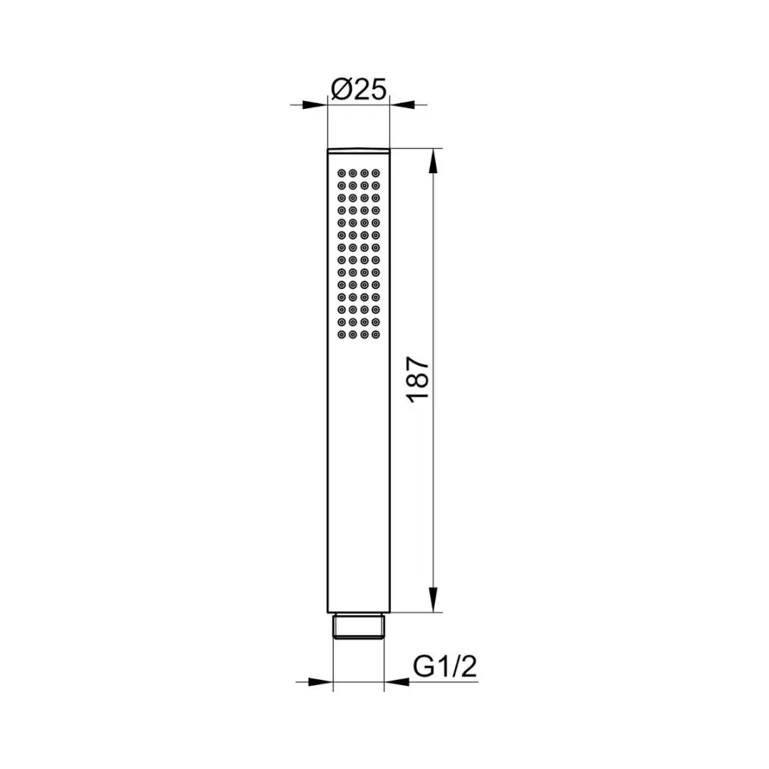 Keuco IXMO bar handdouche chroom - afbeelding 2 van 4