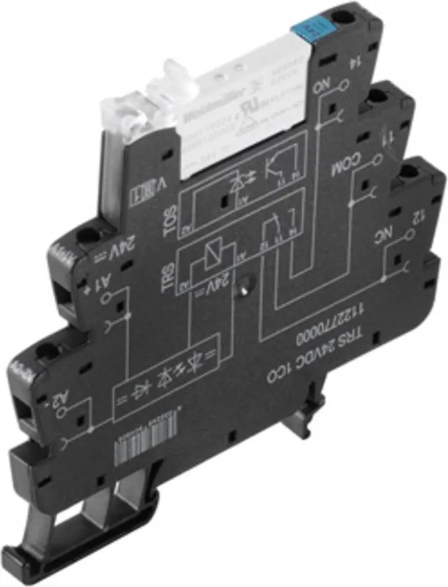 Weidmüller TRS 60VUC 1CO AU Koppelrelais 60 V DC/AC 6 A 1x wisselcontact 10 stu