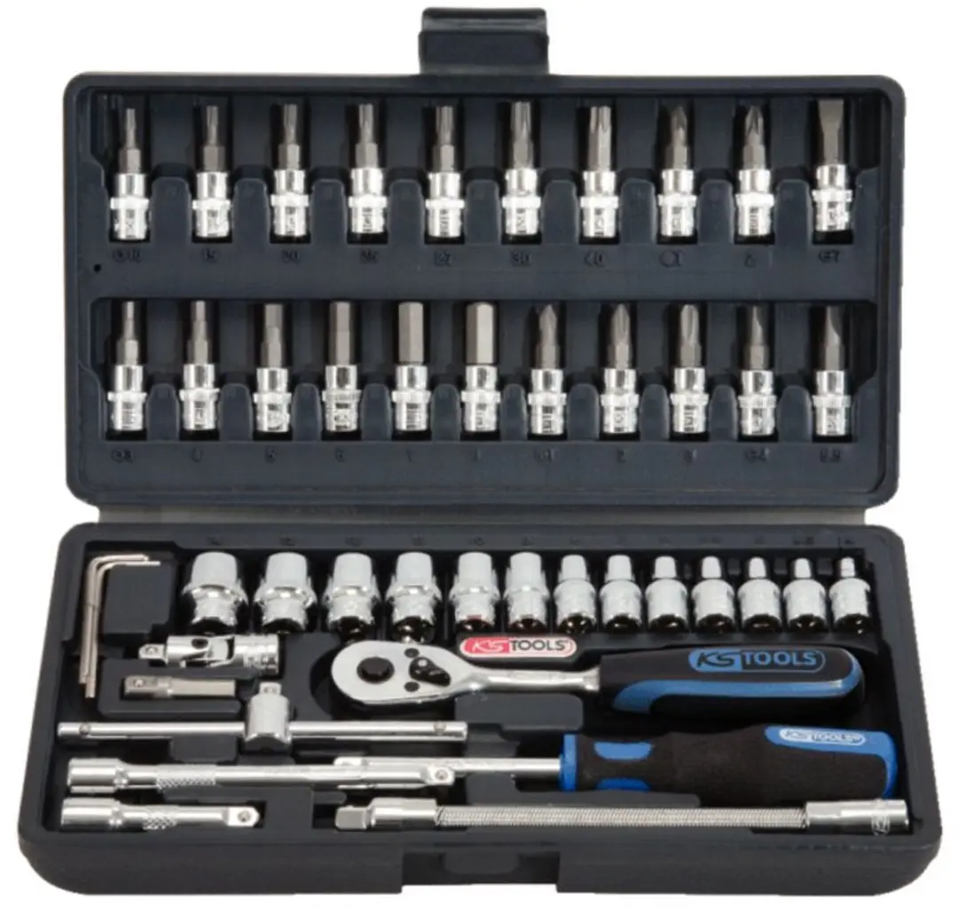 KS Tools CHROMEplus 918.0646 Dopsleutelset - 46-delig - afbeelding 4 van 4