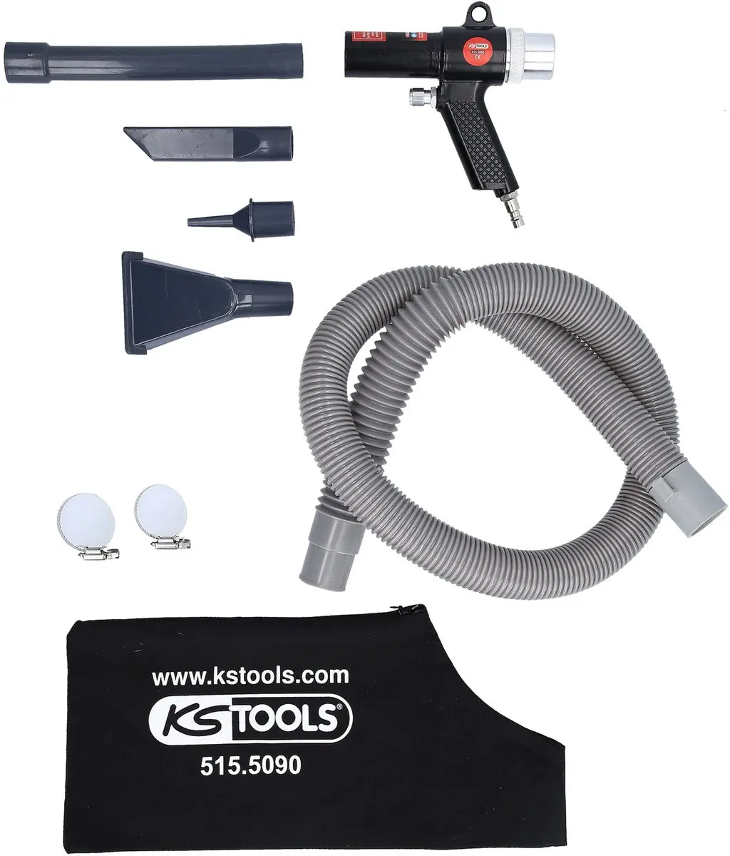 KS Tools 515.5090 Pneumatisch zuig-/blaaspistool - 145mm - afbeelding 3 van 6