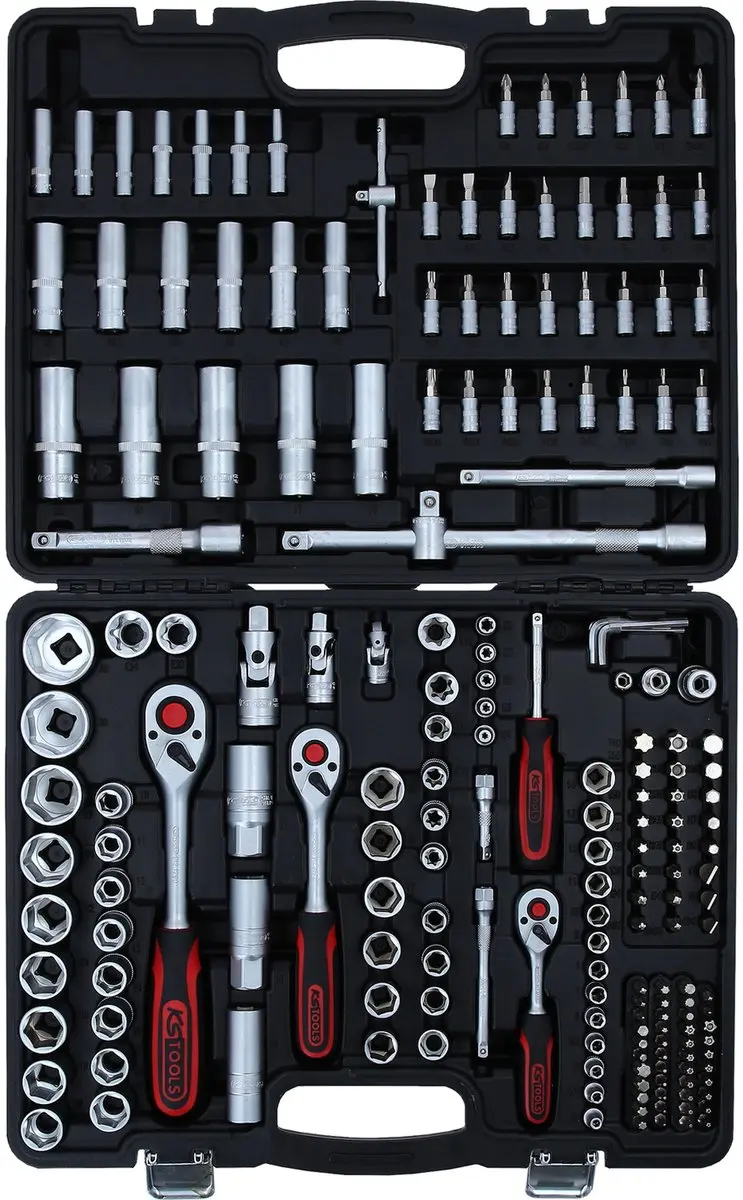 KS Tools Ultimate Dopsleutelset 1/4" 3/8" 1/2" - 195 stuks - 917.0795 - afbeelding 6 van 6