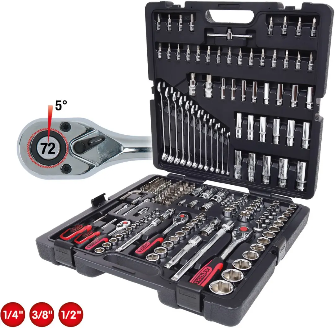 KS Tools CHROMEplus 918.0216 Dop- en bitset 216-delig - afbeelding 4 van 6