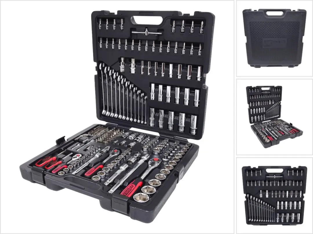 KS Tools CHROMEplus 918.0216 Dop- en bitset 216-delig - afbeelding 2 van 6