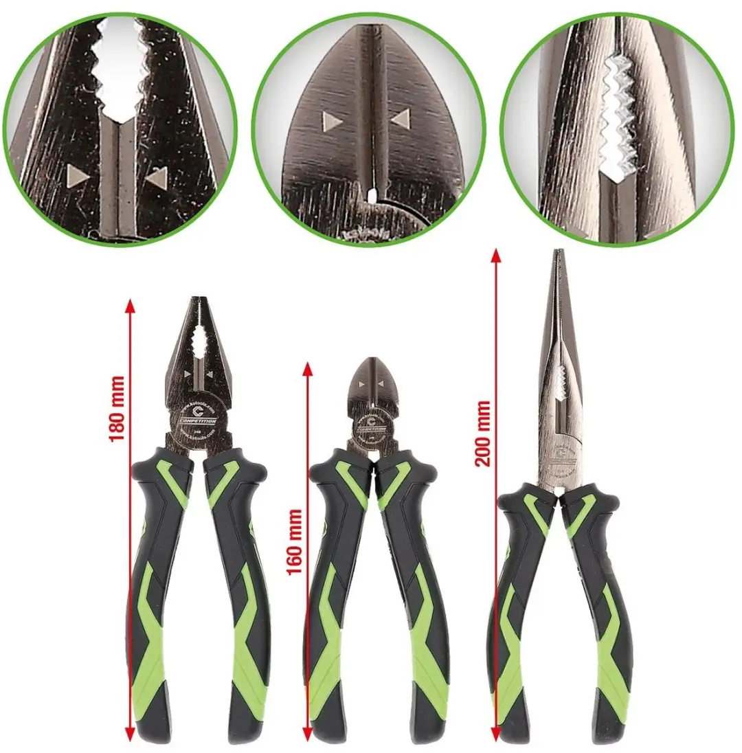 KS Tools COMPETITION 512.0310 Tangenset - 3-delig - afbeelding 4 van 6