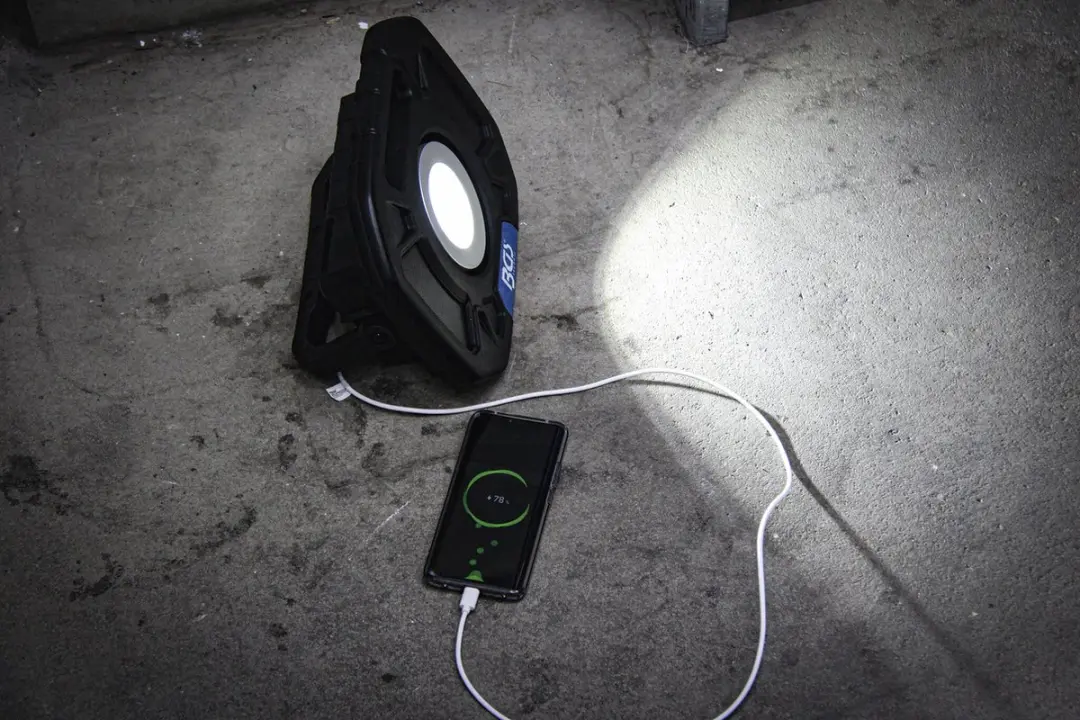 BGS COB LED werkspotlamp 40W met speakers - 4000 lm - afbeelding 6 van 6