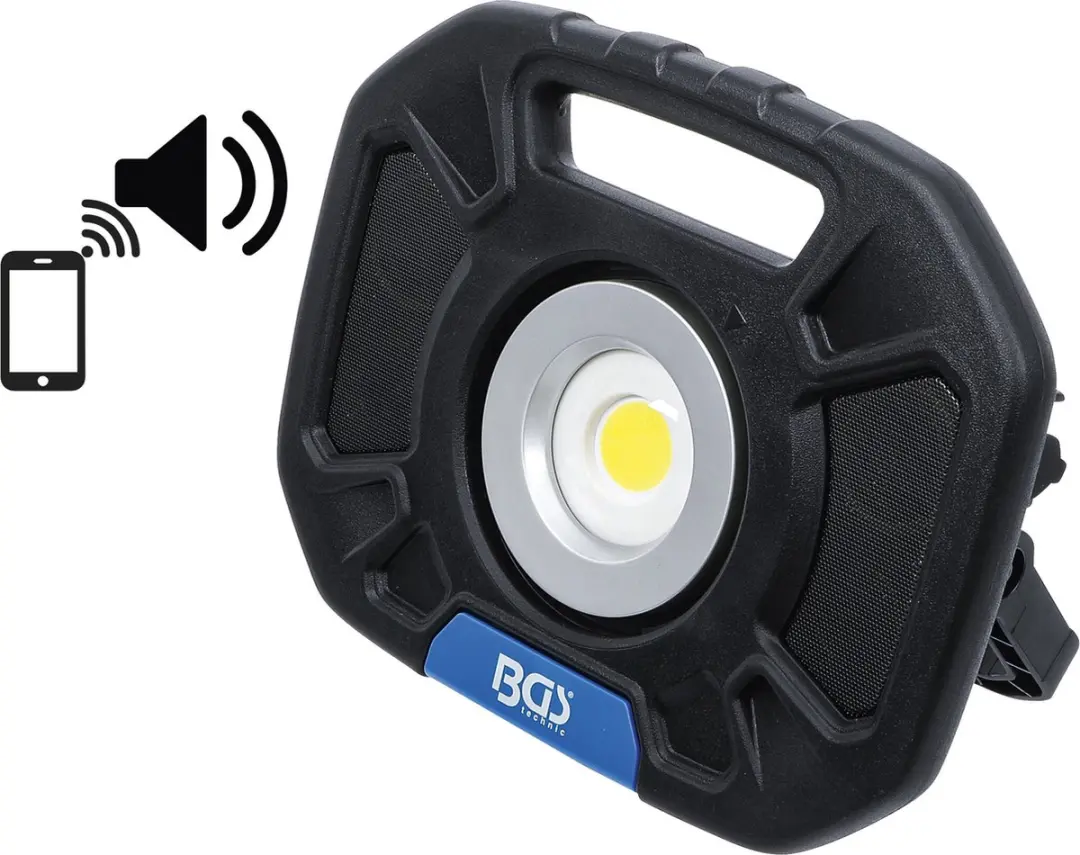 BGS COB LED werkspotlamp 40W met speakers - 4000 lm - afbeelding 3 van 6