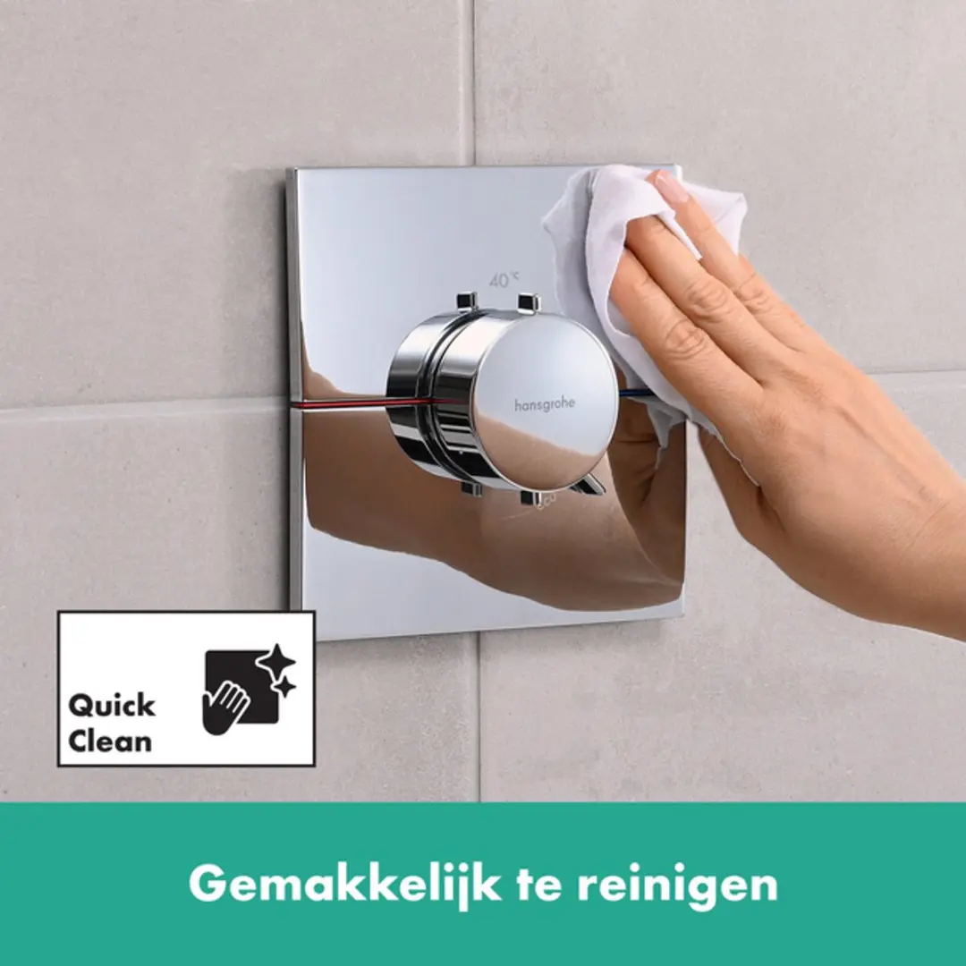 Hansgrohe ShowerSelect Comfort E 15574000 Thermostaat - Chroom - afbeelding 5 van 6