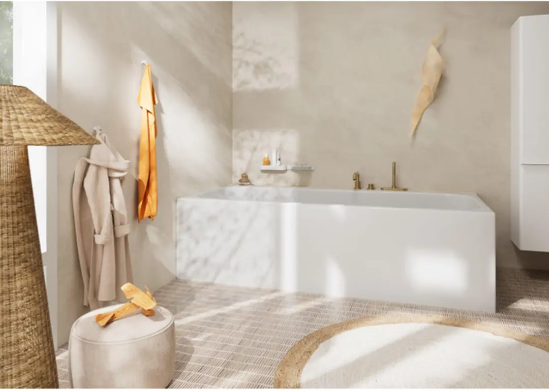 Hansgrohe Tecturis S 73447140 Badrandmengkraan - Geborsteld Brons - afbeelding 4 van 6