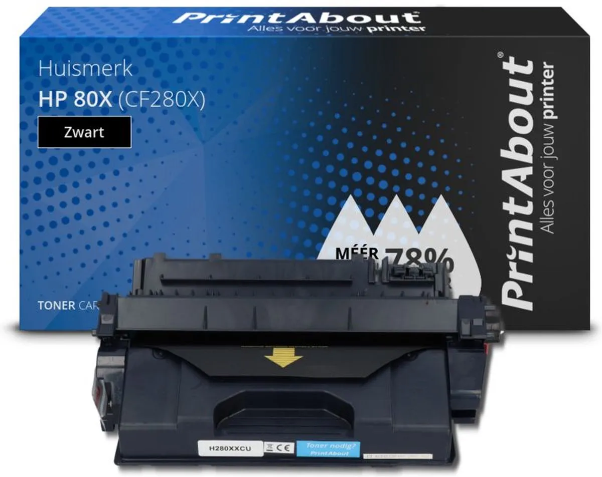 PrintAbout CF280X PAXL-PA Toner Zwart - 13.000 pagina's