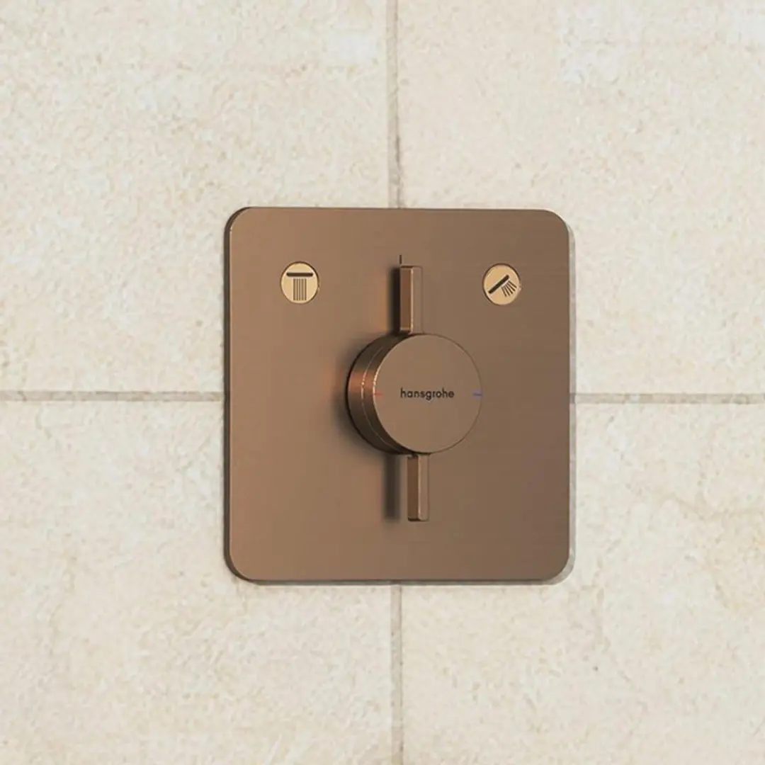Hansgrohe DuoTurn Q Inbouwmengkraan 75414140 - Brons - afbeelding 5 van 6
