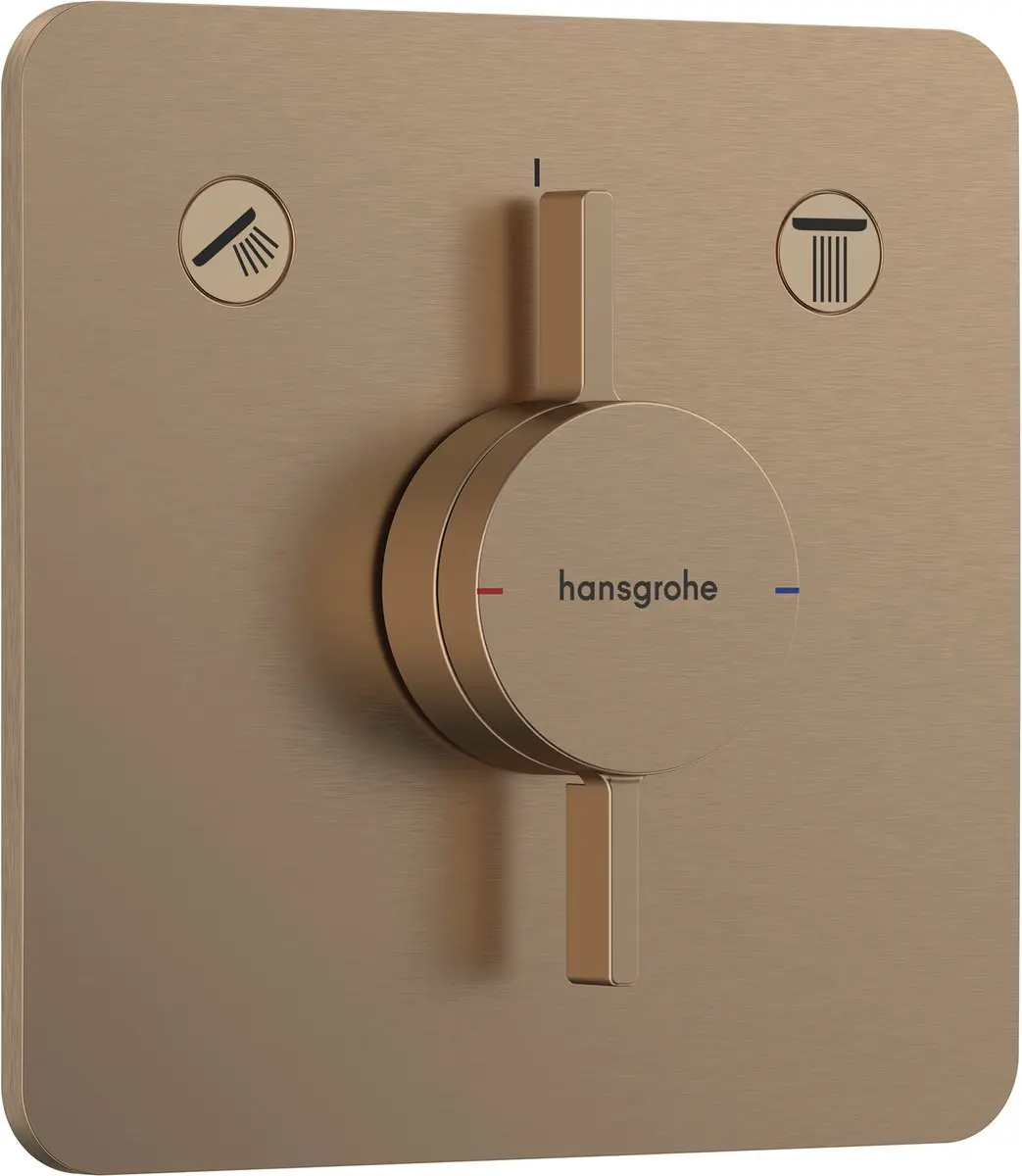Hansgrohe DuoTurn Q Inbouwmengkraan 75414140 - Brons - afbeelding 2 van 6