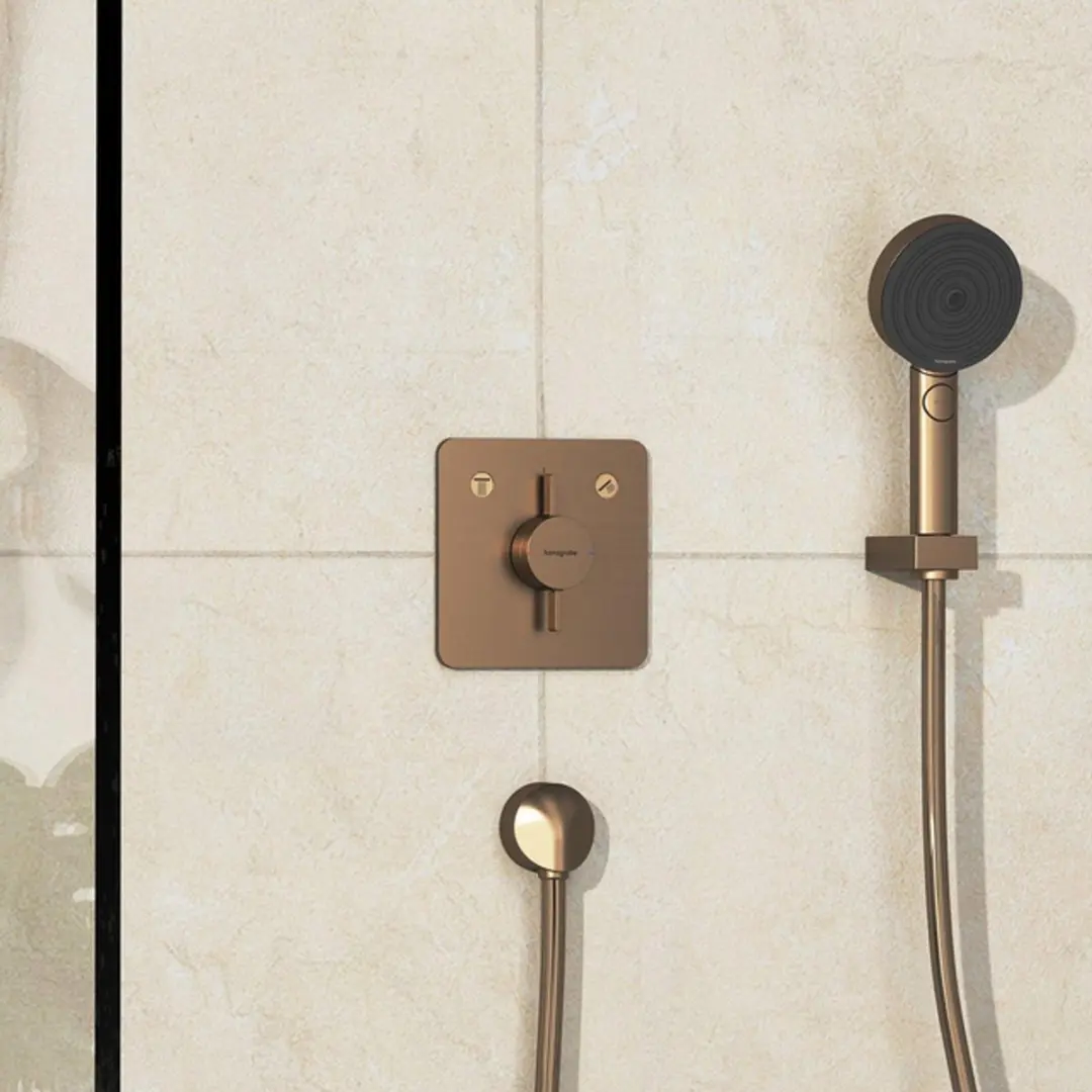 Hansgrohe DuoTurn Q Inbouwmengkraan 75414140 - Brons - afbeelding 6 van 6
