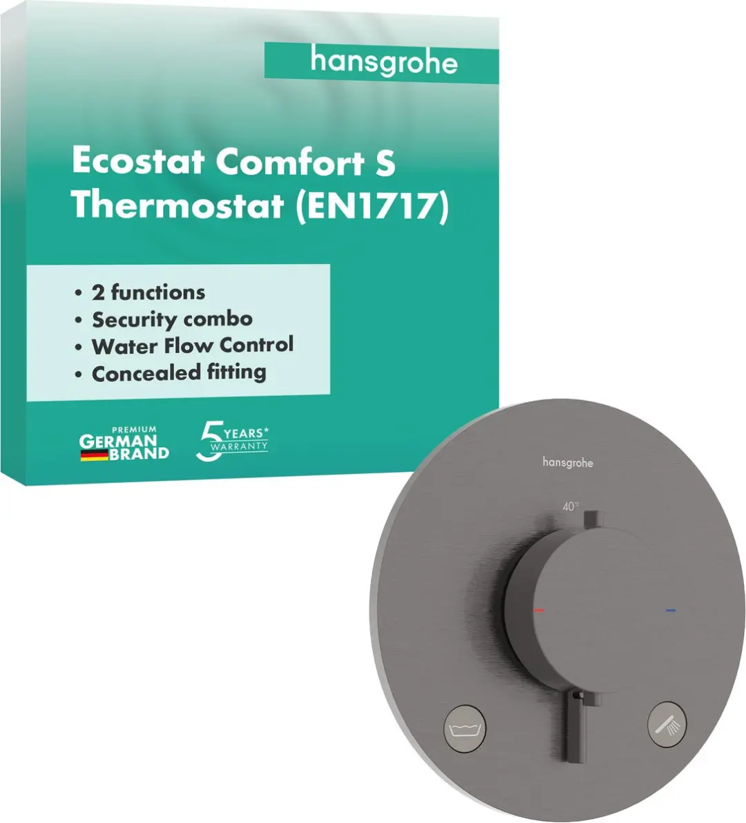 hansgrohe Ecostat Comfort S Inbouwthermostaat - afbeelding 2 van 6