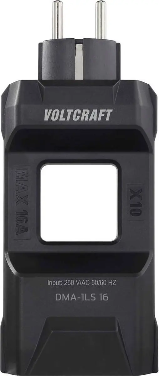 Voltcraft DMA-1LS 16 Meetadapter - Donkergrijs - afbeelding 2 van 4