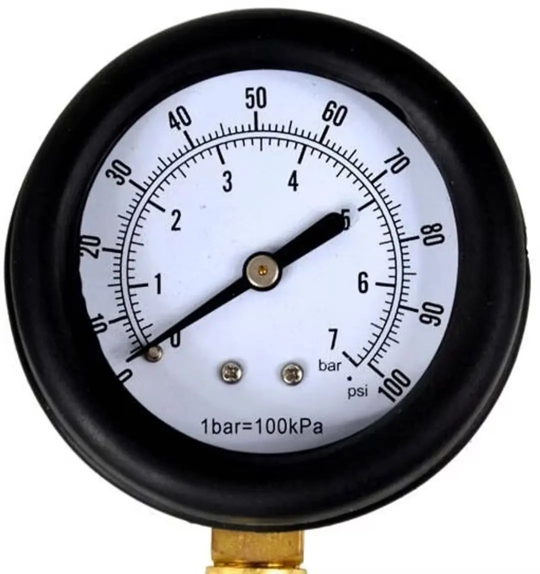 GEKO Motoroliedrukmeter G02505 - 75mm - 3 adapters - afbeelding 3 van 6
