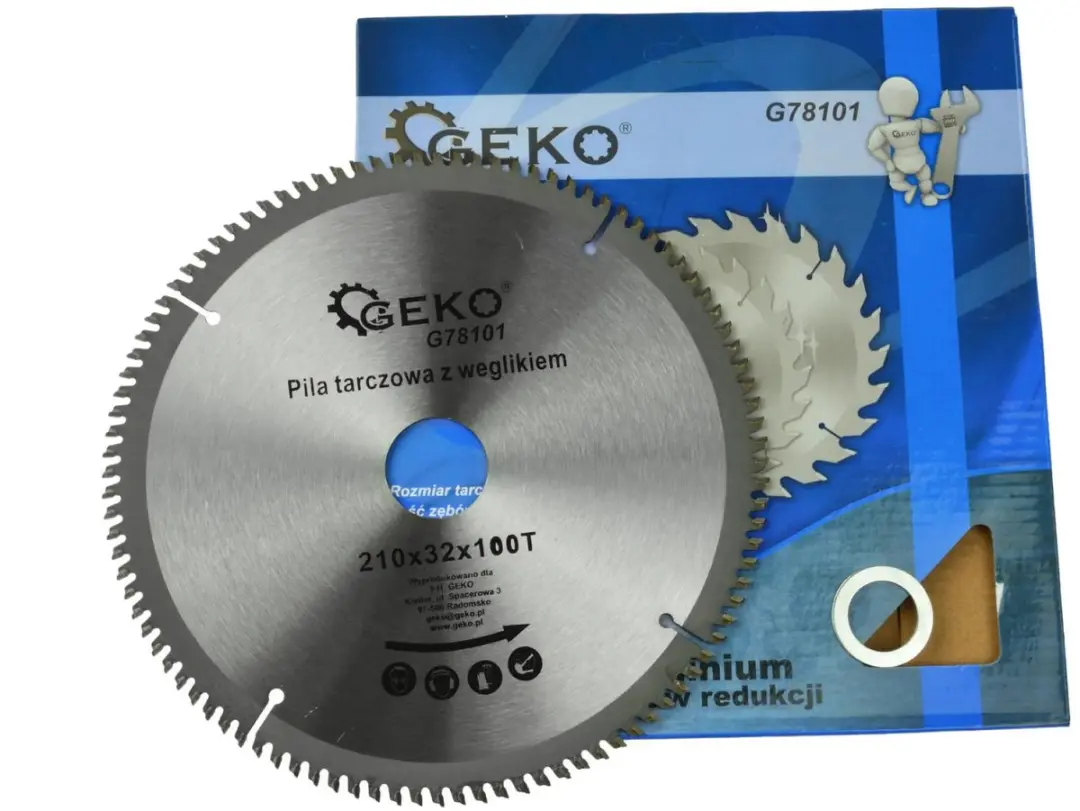 GEKO G78101 Zaagblad voor aluminium - 210mm - 100 tanden - afbeelding 2 van 5