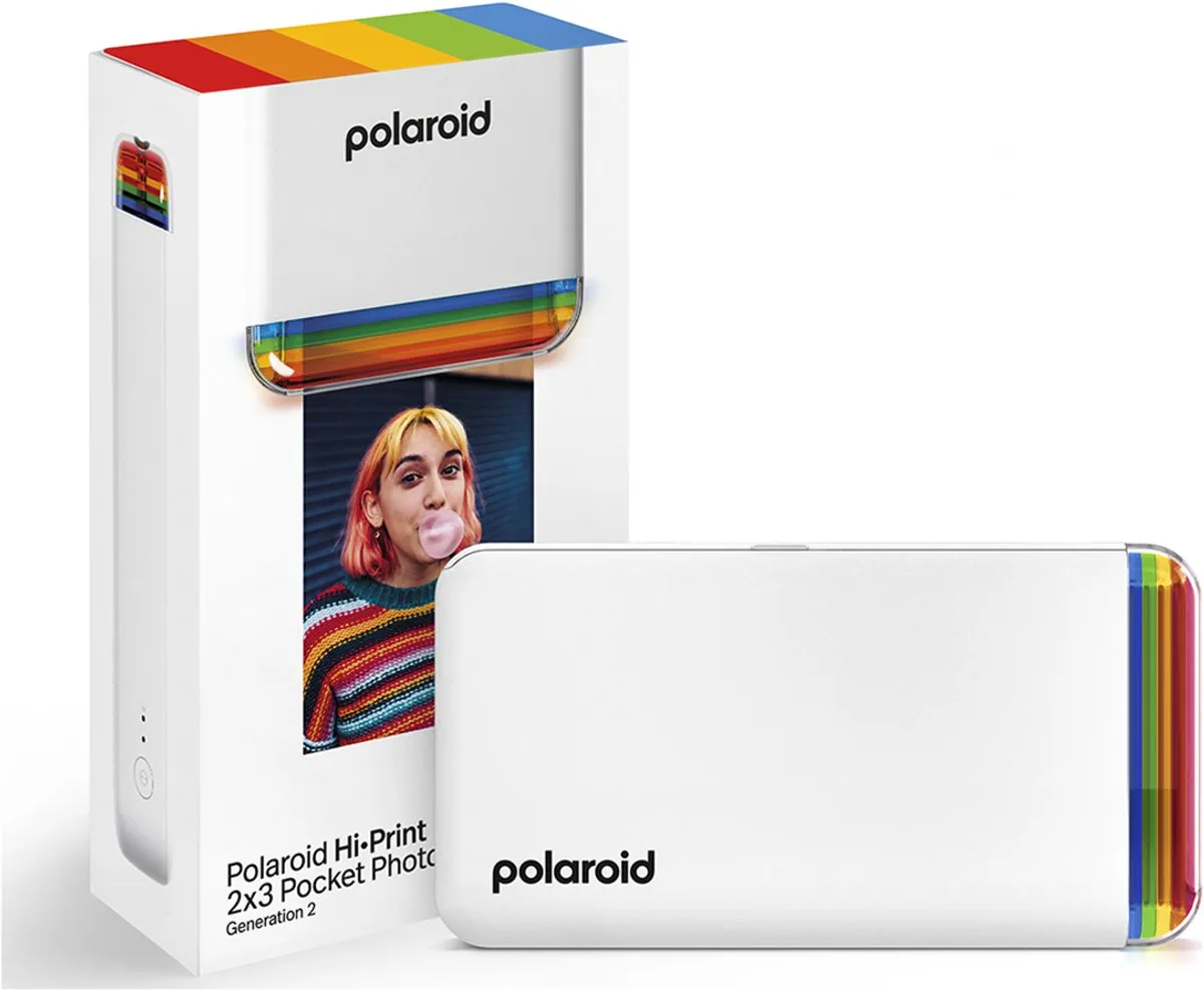Polaroid Hi-Print 2x3 Pocket Printer Gen 2 - Wit - afbeelding 6 van 6