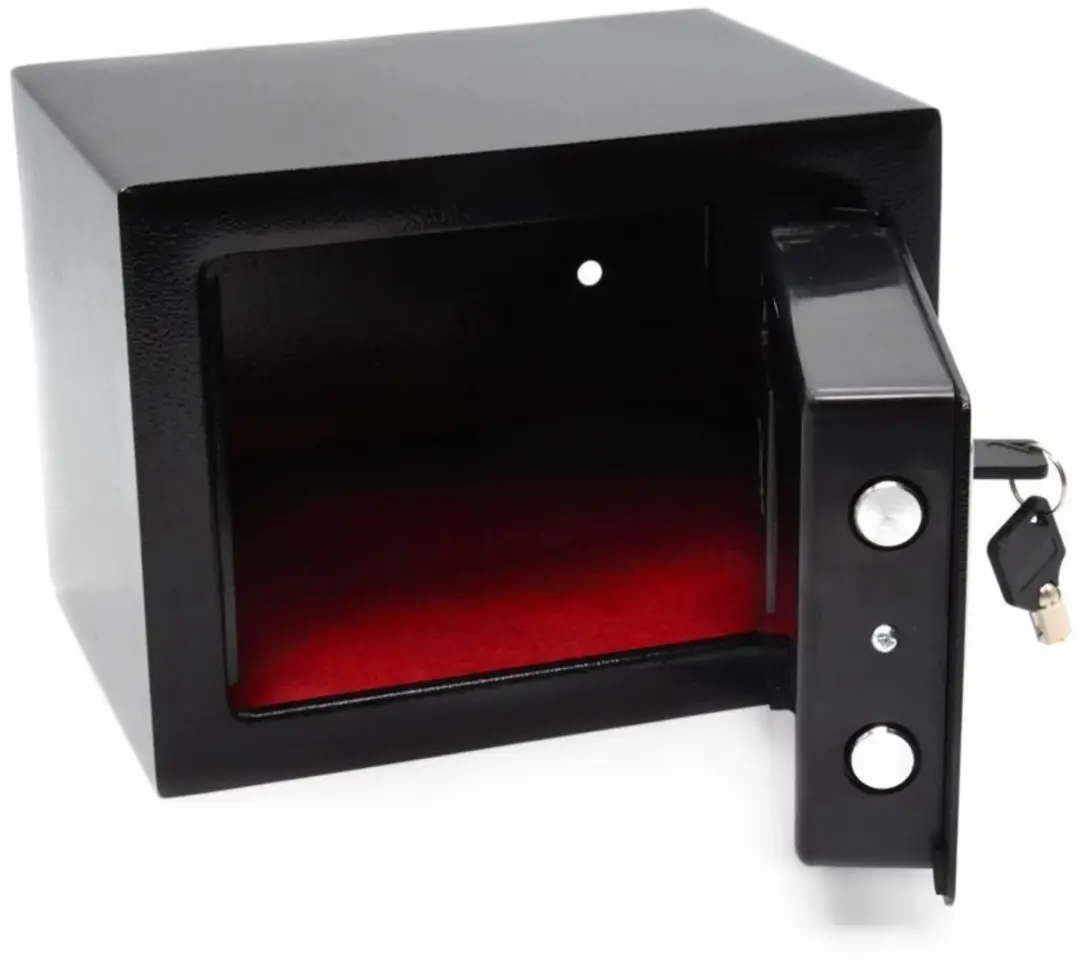 GEKO Compacte kluis elektronisch slot G10910 - 21x17x17cm - Zwart - afbeelding 2 van 4