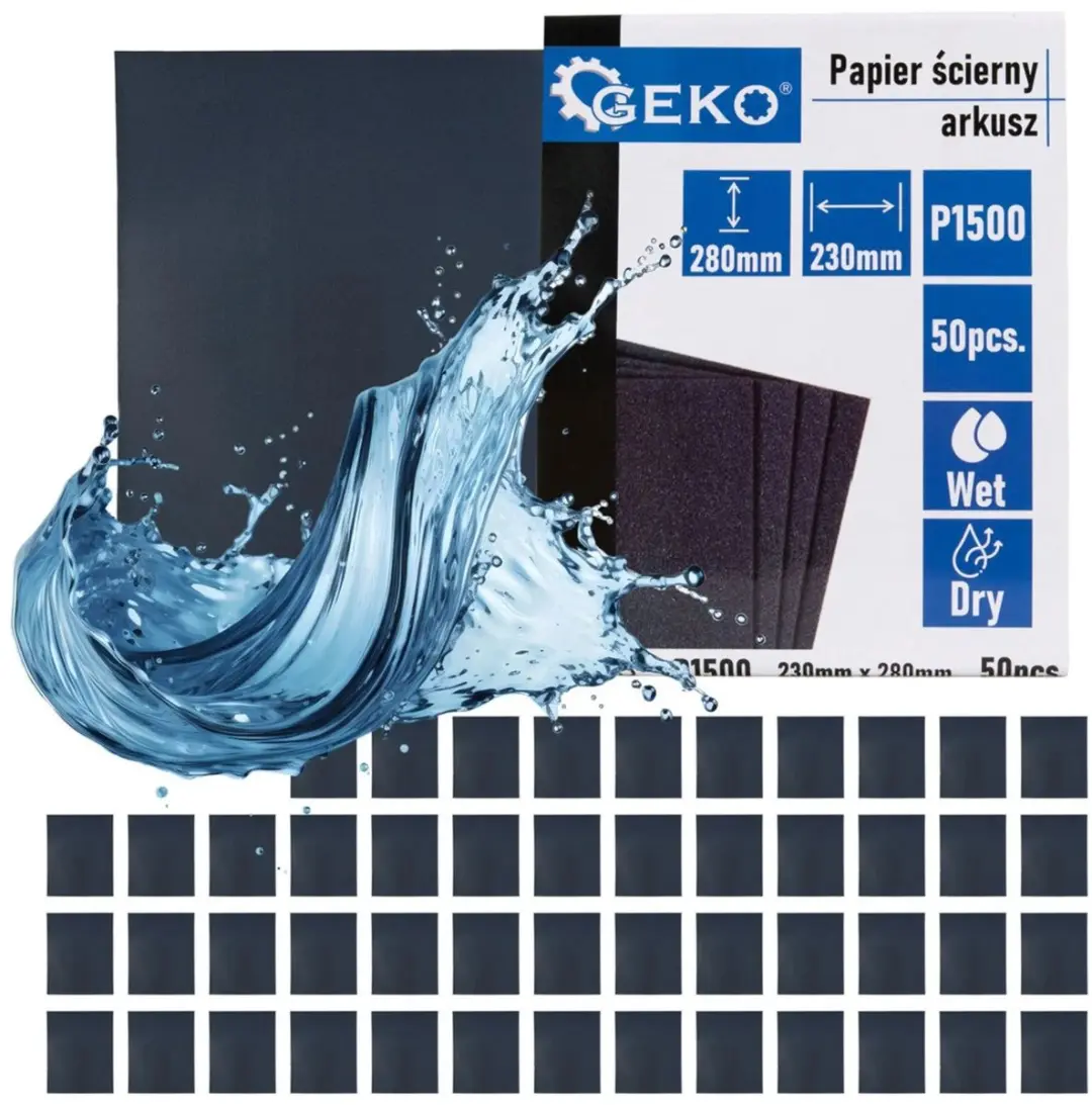 GEKO Waterproof schuurpapier