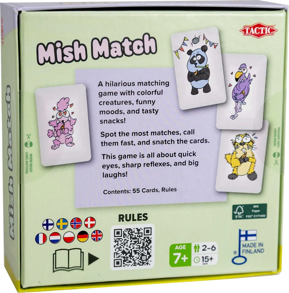 Tactic Mish Match Kaartspel 60978 - 2-6 Spelers