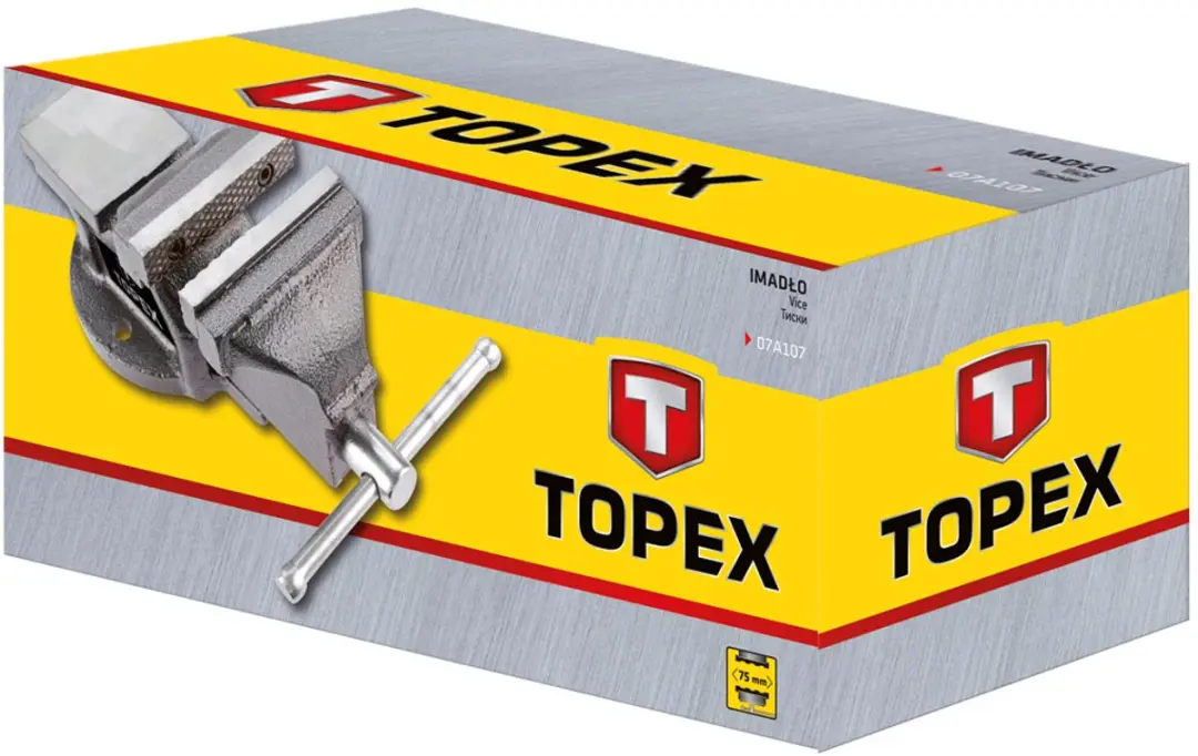Topex Bankschroef 75mm Staal - afbeelding 4 van 6