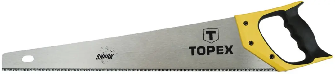 Topex Shark Serie - Handzaag - 500 mm - 11 TPI - Ergonomische Handgreep - afbeelding 2 van 3